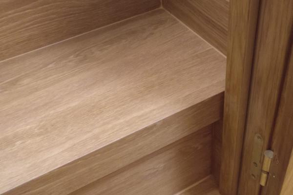 Forrado de escaleras de madera 2